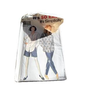 Simplicity 8109 Misses' Pants Shorts And Blouse Sewing Pattern Size XS-XL Uncut
